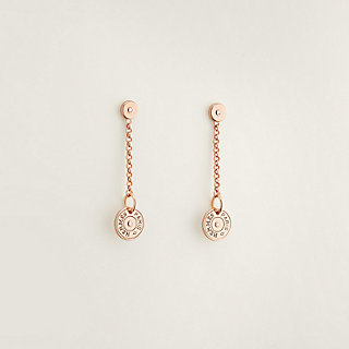 Boucles d'oreilles Hermès Ex-Libris | Hermès France